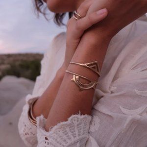 Sunkeeper + Pyramids Cuff Set from Catori Life